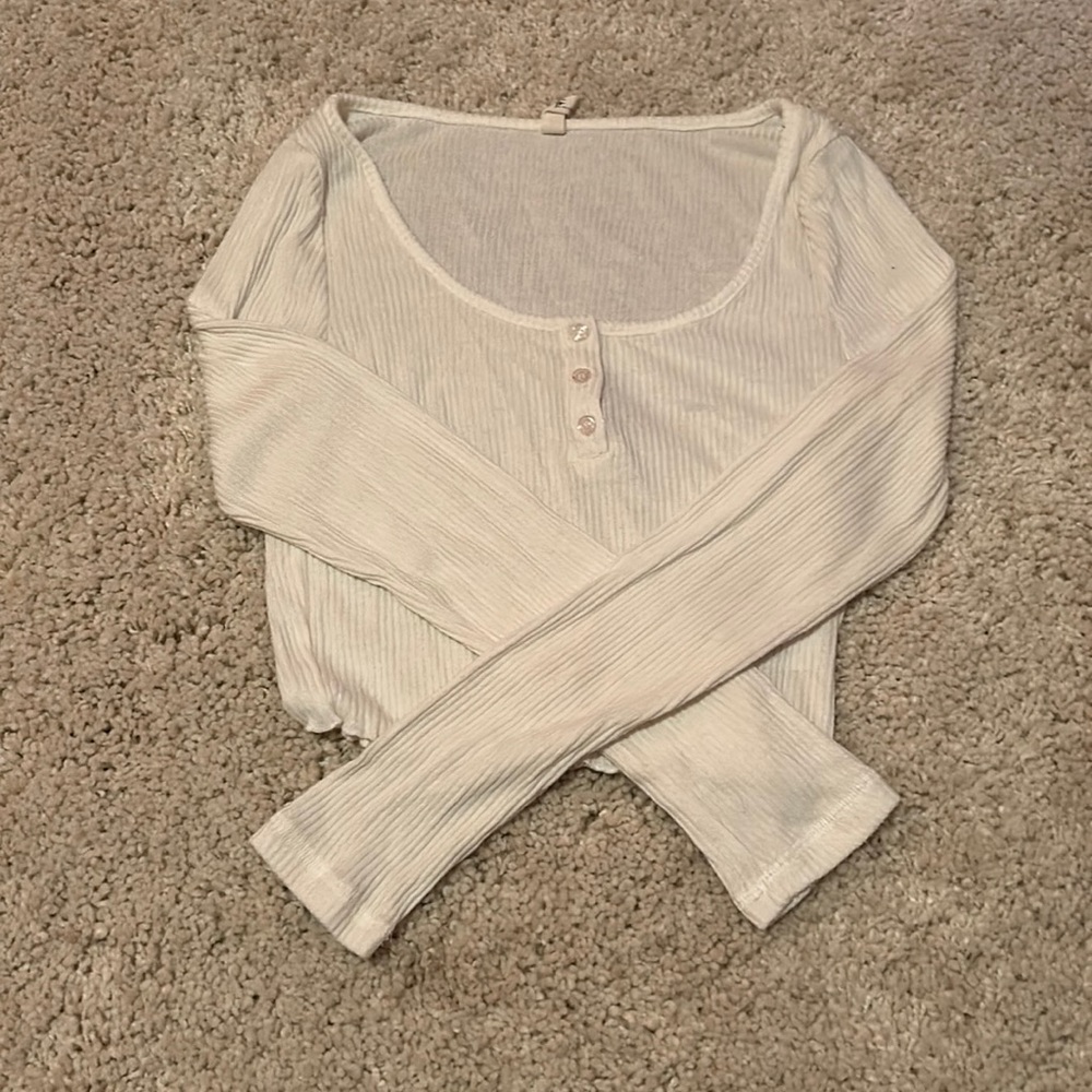 Pacsun Button Up Long Sleeve Top (M)